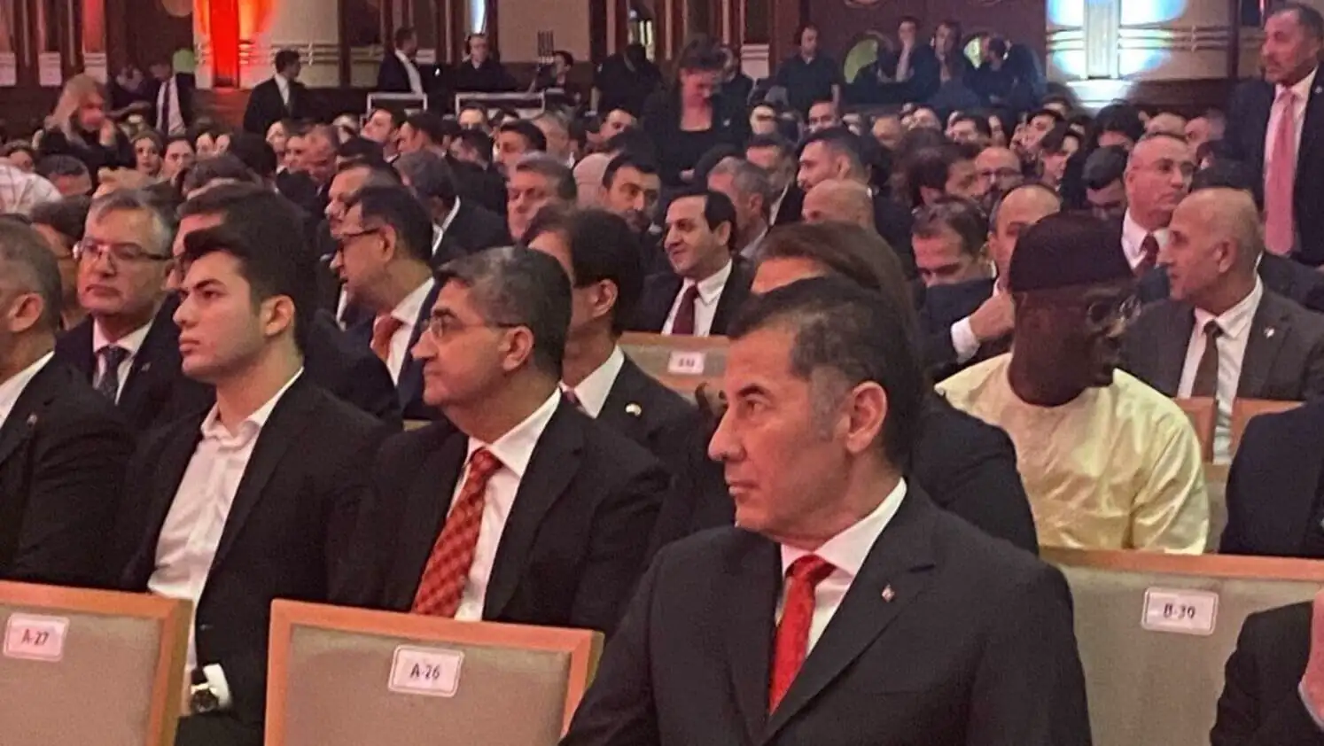 The reception held at the Presidential Complex. The reception held at the Presidential Complex.