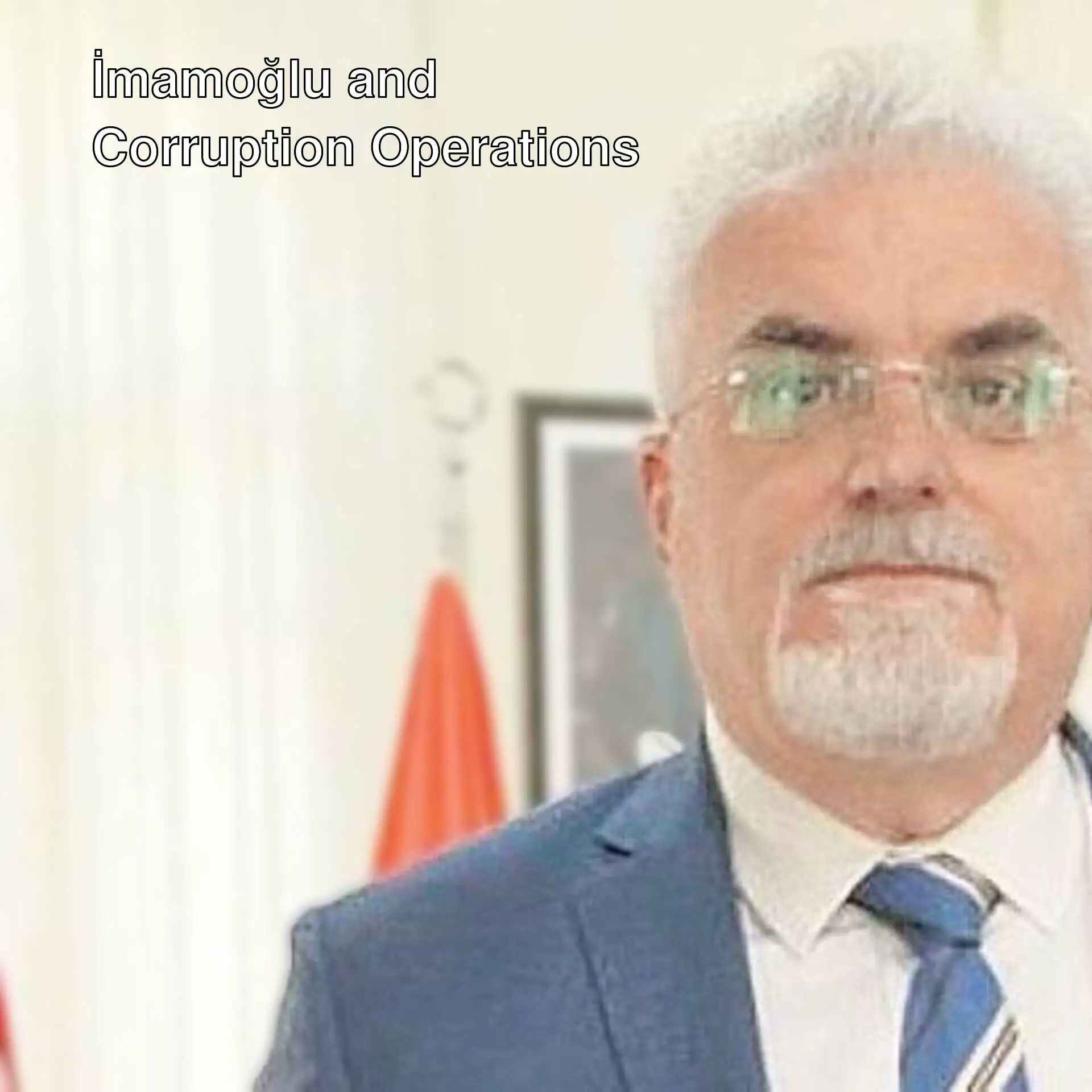 A man detained in Istanbul.