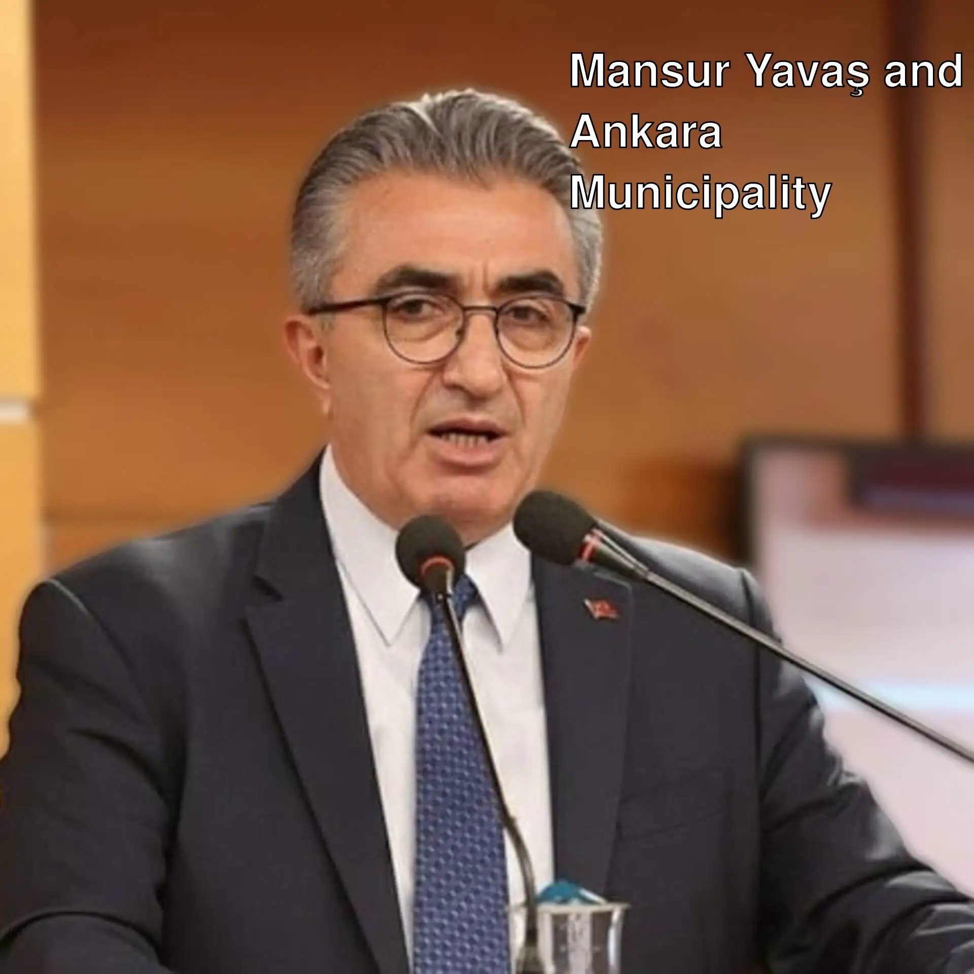 Mansur Yavaş speaking about Ankara Municipality.