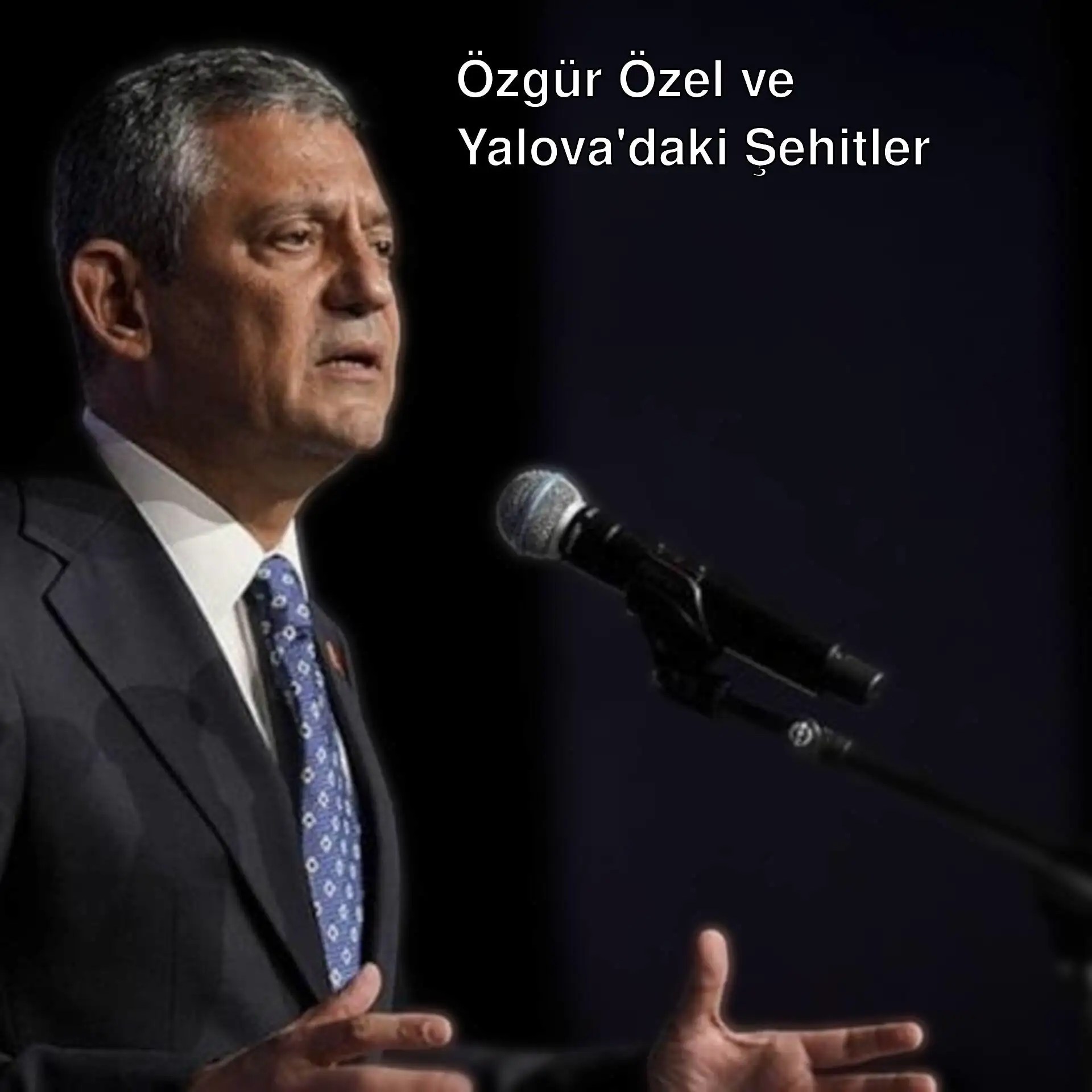 Özgür Özel, Yalova Valisi ve Emniyet Müdürü ile görüşüyor.