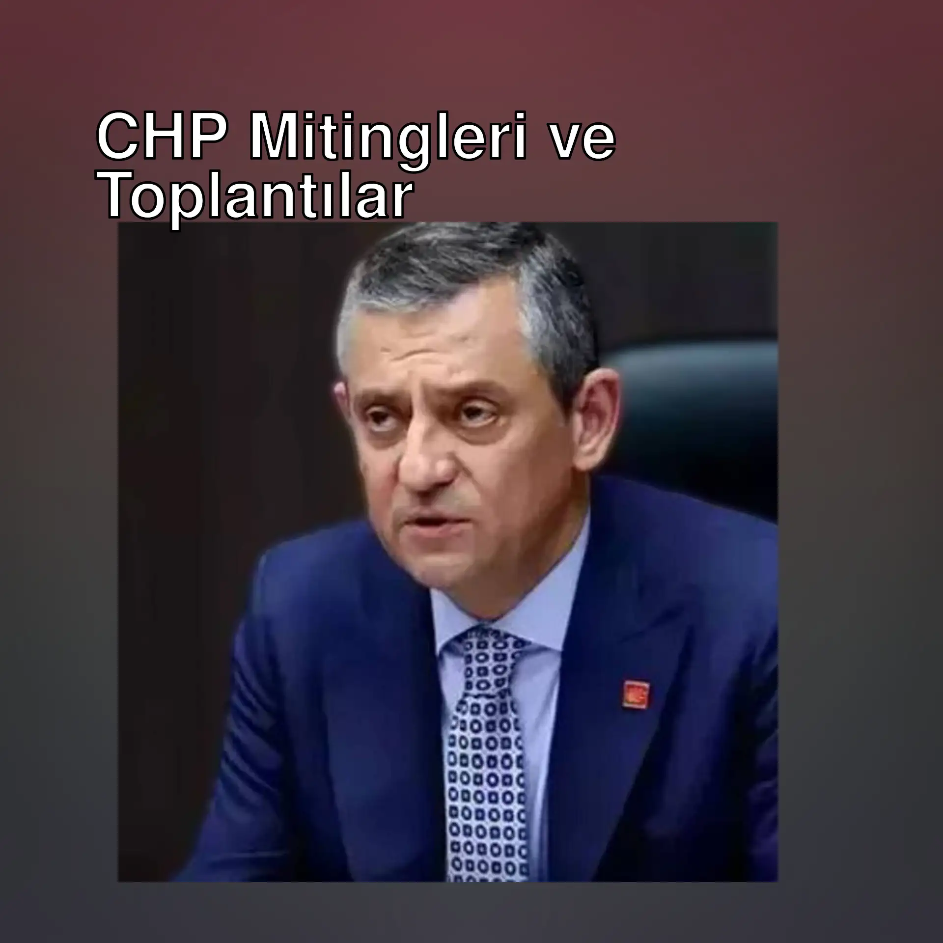 CHP Genel Başkanı Özgür Özel, miting hazırlıkları hakkında bilgi veriyor.