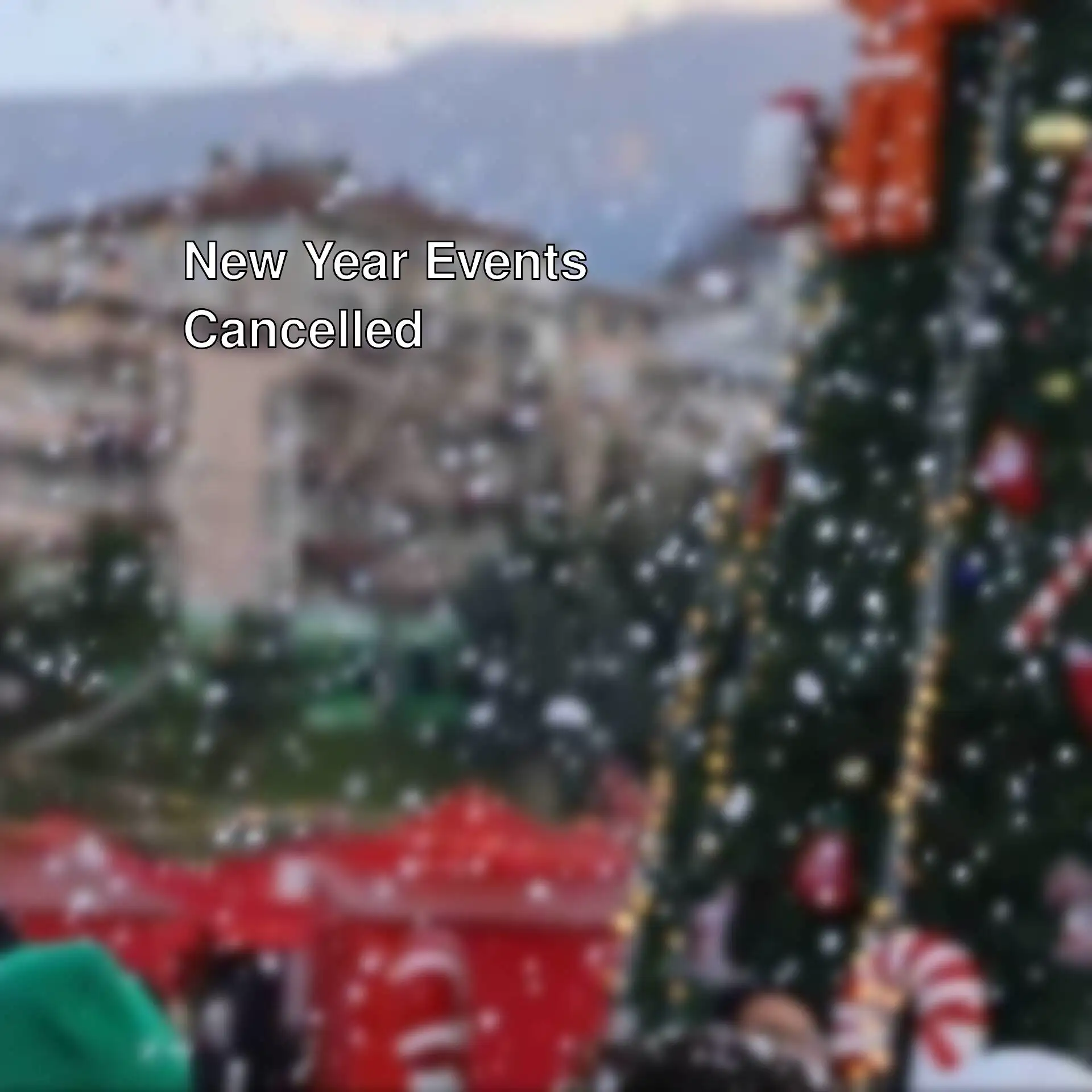 A person in a green jacket with snow falling. A person in a green jacket with snow falling.